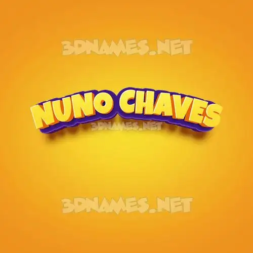 nuno chaves in Orange Toon style - 3D name wallpaper nuno chaves in Orange Toon style - 3D name wallpaper