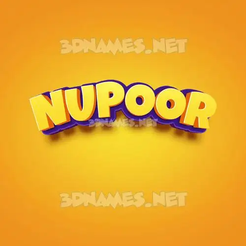 nupoor in Orange Toon style - 3D name wallpaper nupoor in Orange Toon style - 3D name wallpaper
