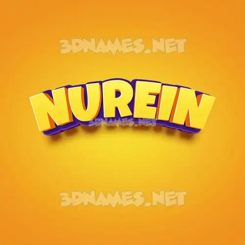 nurein in Orange Toon style - 3D name wallpaper nurein in Orange Toon style - 3D name wallpaper