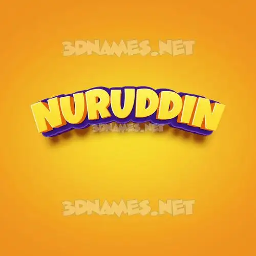 nuruddin in Orange Toon style - 3D name wallpaper nuruddin in Orange Toon style - 3D name wallpaper