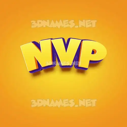 nvp in Orange Toon style - 3D name wallpaper nvp in Orange Toon style - 3D name wallpaper