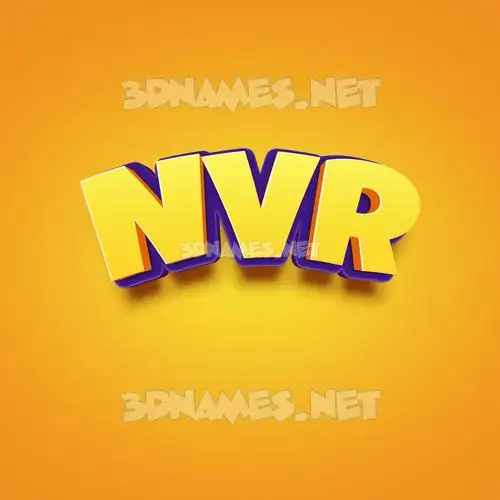 nvr in Orange Toon style - 3D name wallpaper nvr in Orange Toon style - 3D name wallpaper