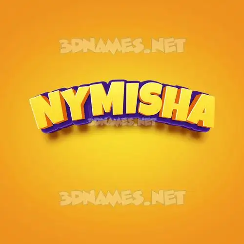 nymisha in Orange Toon style - 3D name wallpaper nymisha in Orange Toon style - 3D name wallpaper