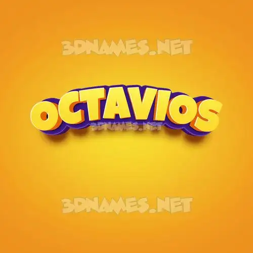 octavios in Orange Toon style - 3D name wallpaper octavios in Orange Toon style - 3D name wallpaper