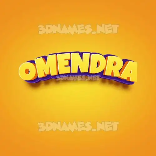 omendra in Orange Toon style - 3D name wallpaper omendra in Orange Toon style - 3D name wallpaper