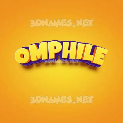 omphile in Orange Toon style - 3D name wallpaper omphile in Orange Toon style - 3D name wallpaper