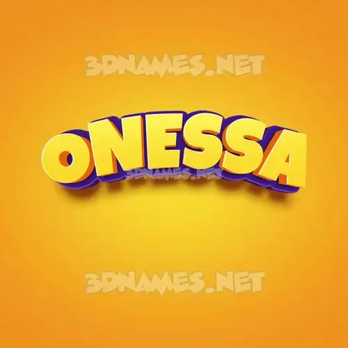 onessa in Orange Toon style - 3D name wallpaper onessa in Orange Toon style - 3D name wallpaper