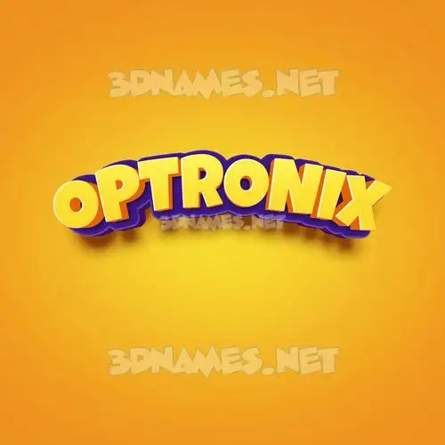 optronix in Orange Toon style - 3D name wallpaper optronix in Orange Toon style - 3D name wallpaper