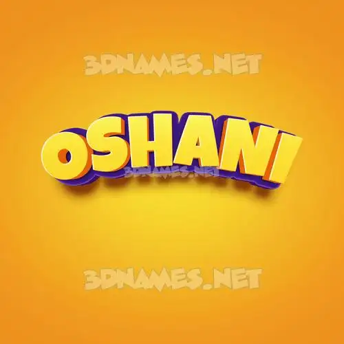 oshani in Orange Toon style - 3D name wallpaper oshani in Orange Toon style - 3D name wallpaper