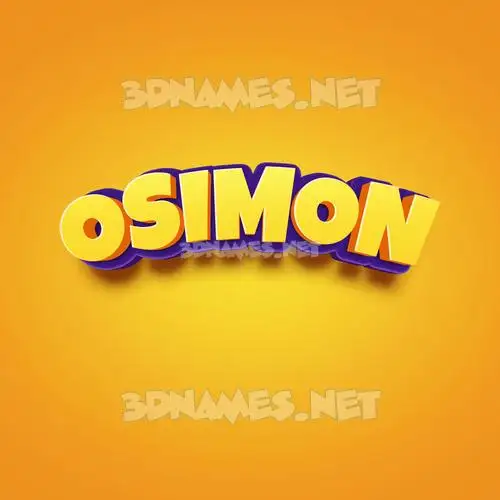 osimon in Orange Toon style - 3D name wallpaper osimon in Orange Toon style - 3D name wallpaper