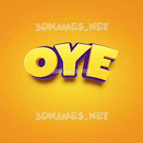 oye in Orange Toon style - 3D name wallpaper oye in Orange Toon style - 3D name wallpaper