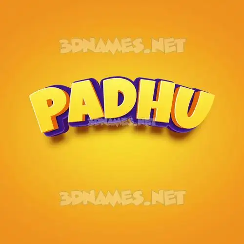 padhu in Orange Toon style - 3D name wallpaper padhu in Orange Toon style - 3D name wallpaper
