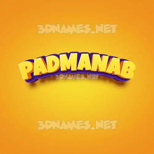 padmanab in Orange Toon style - 3D name wallpaper padmanab in Orange Toon style - 3D name wallpaper