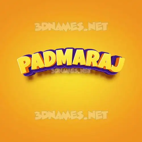 padmaraj in Orange Toon style - 3D name wallpaper padmaraj in Orange Toon style - 3D name wallpaper