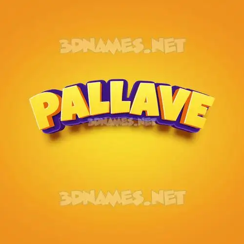 pallave in Orange Toon style - 3D name wallpaper pallave in Orange Toon style - 3D name wallpaper