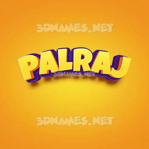 palraj in Orange Toon style - 3D name wallpaper palraj in Orange Toon style - 3D name wallpaper