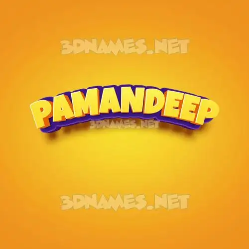 pamandeep in Orange Toon style - 3D name wallpaper pamandeep in Orange Toon style - 3D name wallpaper