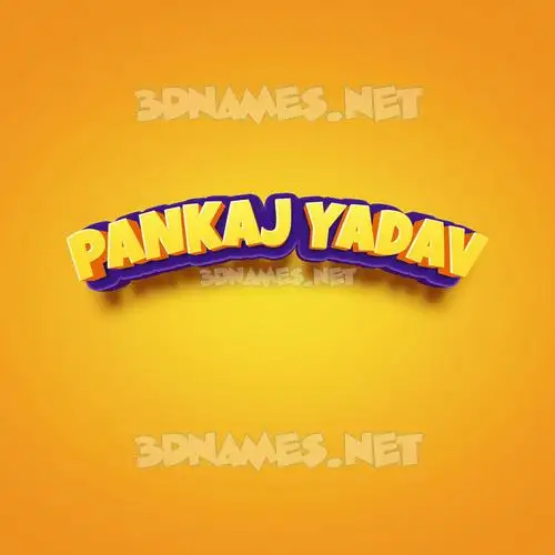 pankaj yadav in Orange Toon style - 3D name wallpaper pankaj yadav in Orange Toon style - 3D name wallpaper