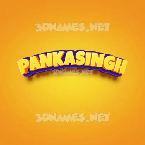 pankasingh in Orange Toon style - 3D name wallpaper pankasingh in Orange Toon style - 3D name wallpaper