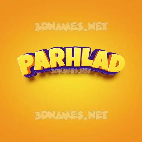 parhlad in Orange Toon style - 3D name wallpaper parhlad in Orange Toon style - 3D name wallpaper