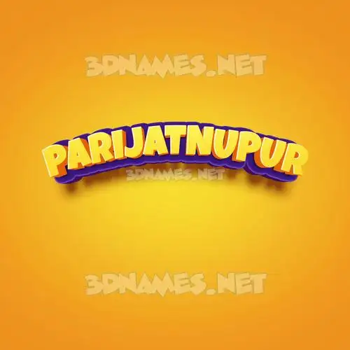 parijatnupur in Orange Toon style - 3D name wallpaper parijatnupur in Orange Toon style - 3D name wallpaper