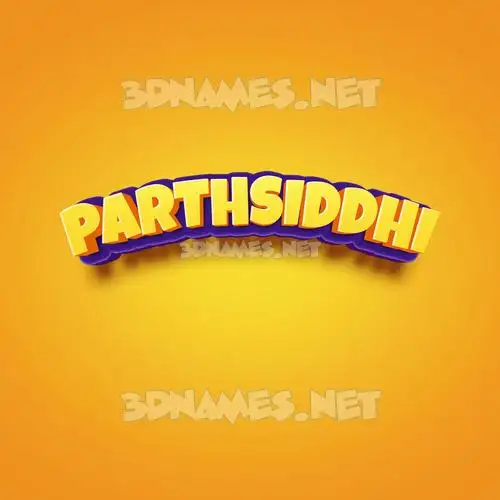 parthsiddhi in Orange Toon style - 3D name wallpaper parthsiddhi in Orange Toon style - 3D name wallpaper