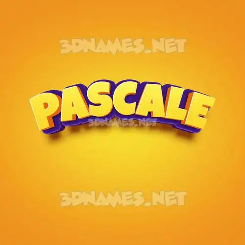 pascale in Orange Toon style - 3D name wallpaper pascale in Orange Toon style - 3D name wallpaper