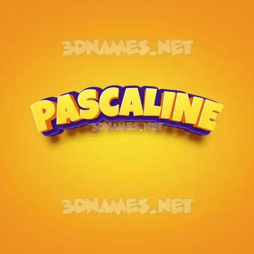 pascaline in Orange Toon style - 3D name wallpaper pascaline in Orange Toon style - 3D name wallpaper