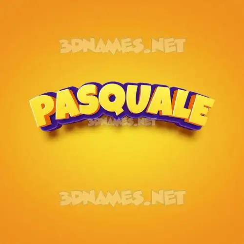 pasquale in Orange Toon style - 3D name wallpaper pasquale in Orange Toon style - 3D name wallpaper