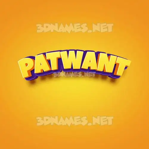 patwant in Orange Toon style - 3D name wallpaper patwant in Orange Toon style - 3D name wallpaper