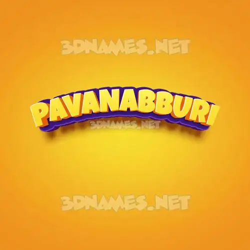 pavanabburi in Orange Toon style - 3D name wallpaper pavanabburi in Orange Toon style - 3D name wallpaper