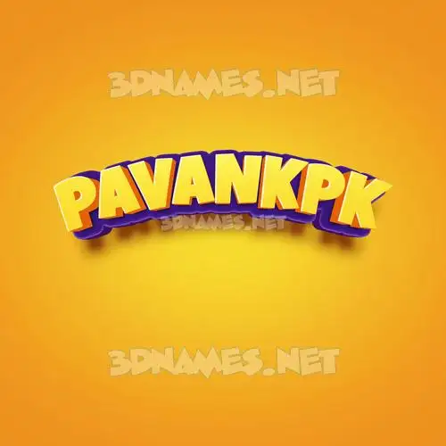 pavankpk in Orange Toon style - 3D name wallpaper pavankpk in Orange Toon style - 3D name wallpaper