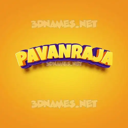 pavanraja in Orange Toon style - 3D name wallpaper pavanraja in Orange Toon style - 3D name wallpaper