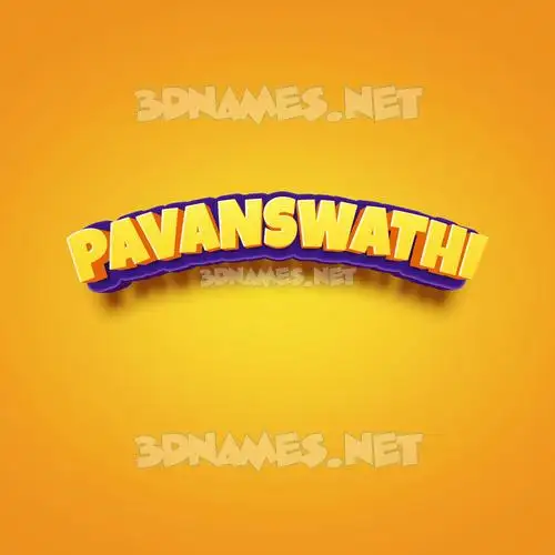 pavanswathi in Orange Toon style - 3D name wallpaper pavanswathi in Orange Toon style - 3D name wallpaper