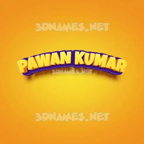 pawan kumar in Orange Toon style - 3D name wallpaper pawan kumar in Orange Toon style - 3D name wallpaper