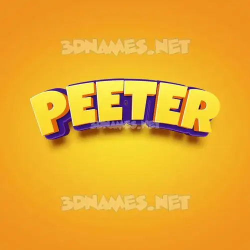 peeter in Orange Toon style - 3D name wallpaper peeter in Orange Toon style - 3D name wallpaper