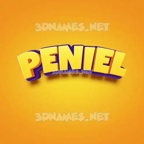 peniel in Orange Toon style - 3D name wallpaper peniel in Orange Toon style - 3D name wallpaper