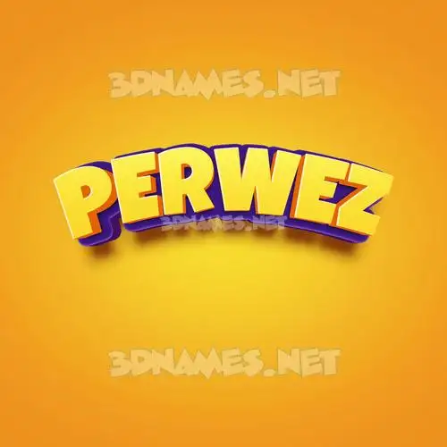 perwez in Orange Toon style - 3D name wallpaper perwez in Orange Toon style - 3D name wallpaper