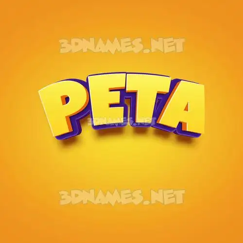 peta in Orange Toon style - 3D name wallpaper peta in Orange Toon style - 3D name wallpaper