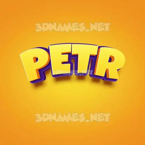 petr in Orange Toon style - 3D name wallpaper petr in Orange Toon style - 3D name wallpaper