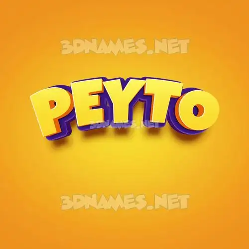 peyto in Orange Toon style - 3D name wallpaper peyto in Orange Toon style - 3D name wallpaper