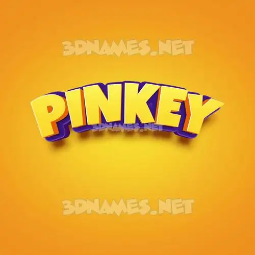 pinkey in Orange Toon style - 3D name wallpaper pinkey in Orange Toon style - 3D name wallpaper