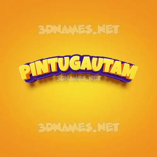 pintugautam in Orange Toon style - 3D name wallpaper pintugautam in Orange Toon style - 3D name wallpaper