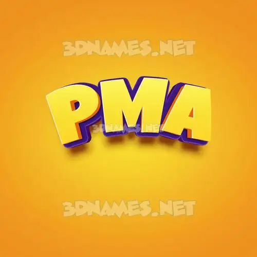 pma in Orange Toon style - 3D name wallpaper pma in Orange Toon style - 3D name wallpaper