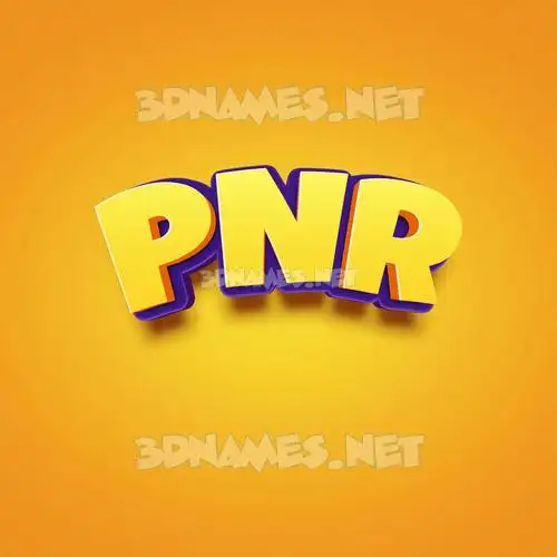 pnr in Orange Toon style - 3D name wallpaper pnr in Orange Toon style - 3D name wallpaper