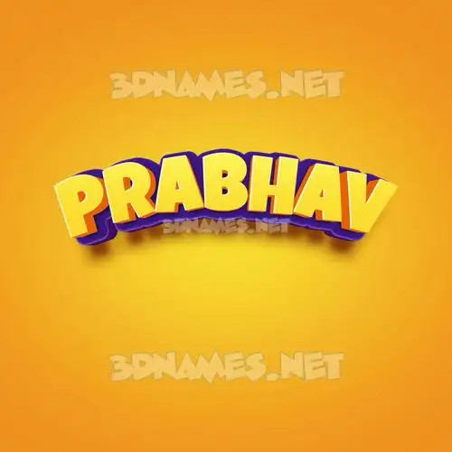 prabhav in Orange Toon style - 3D name wallpaper prabhav in Orange Toon style - 3D name wallpaper