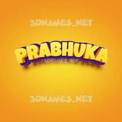 prabhuka in Orange Toon style - 3D name wallpaper prabhuka in Orange Toon style - 3D name wallpaper