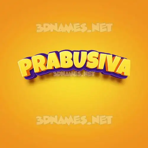 prabusiva in Orange Toon style - 3D name wallpaper prabusiva in Orange Toon style - 3D name wallpaper