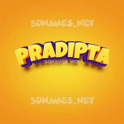 pradipta in Orange Toon style - 3D name wallpaper pradipta in Orange Toon style - 3D name wallpaper