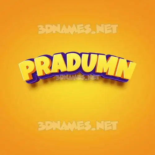 pradumn in Orange Toon style - 3D name wallpaper pradumn in Orange Toon style - 3D name wallpaper
